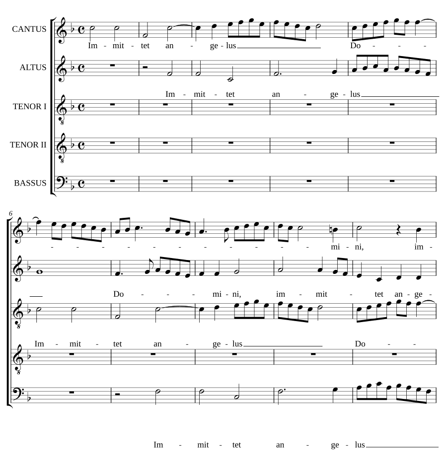Входит ангел Господень (Immittet angelus Domini)