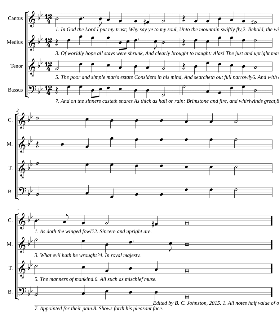 В Бога, Господа, я уповаю (In God the Lord I put my trust)