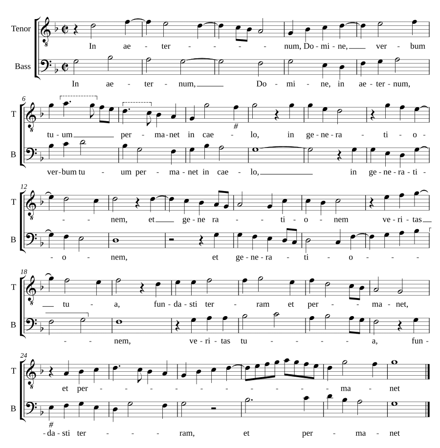 Во веки, Господи (In aeternum Domine)