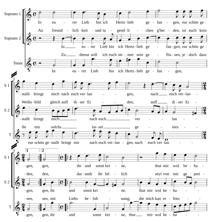 В вашей любви (In eurer Lieb)
