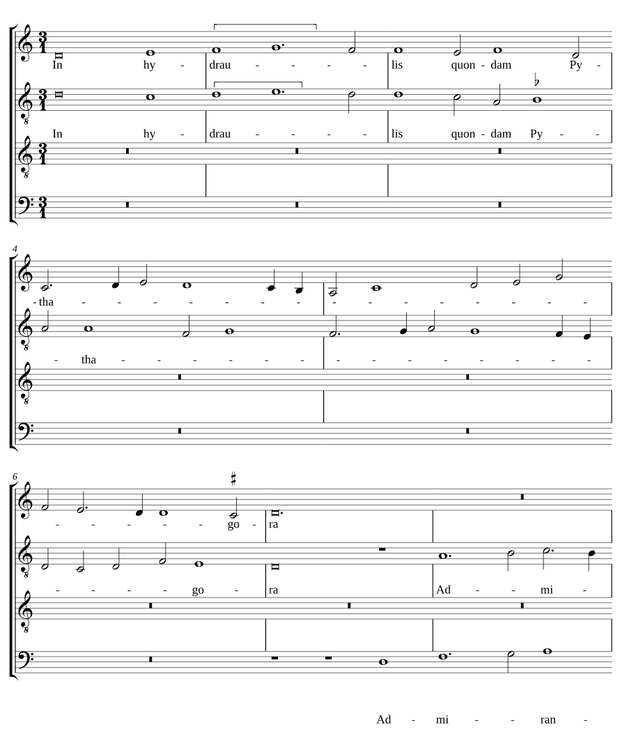 В гидравлисе (In hydraulis)