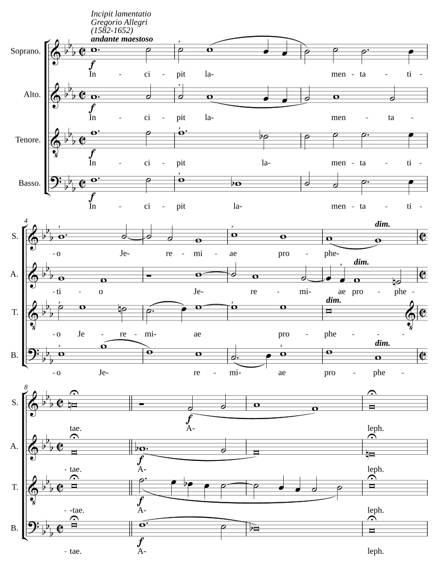 Начинается плач (Incipit lamentatio)