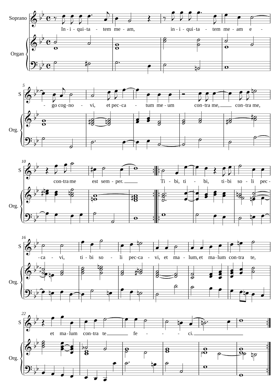 Грех мой (Iniquitatem meam)