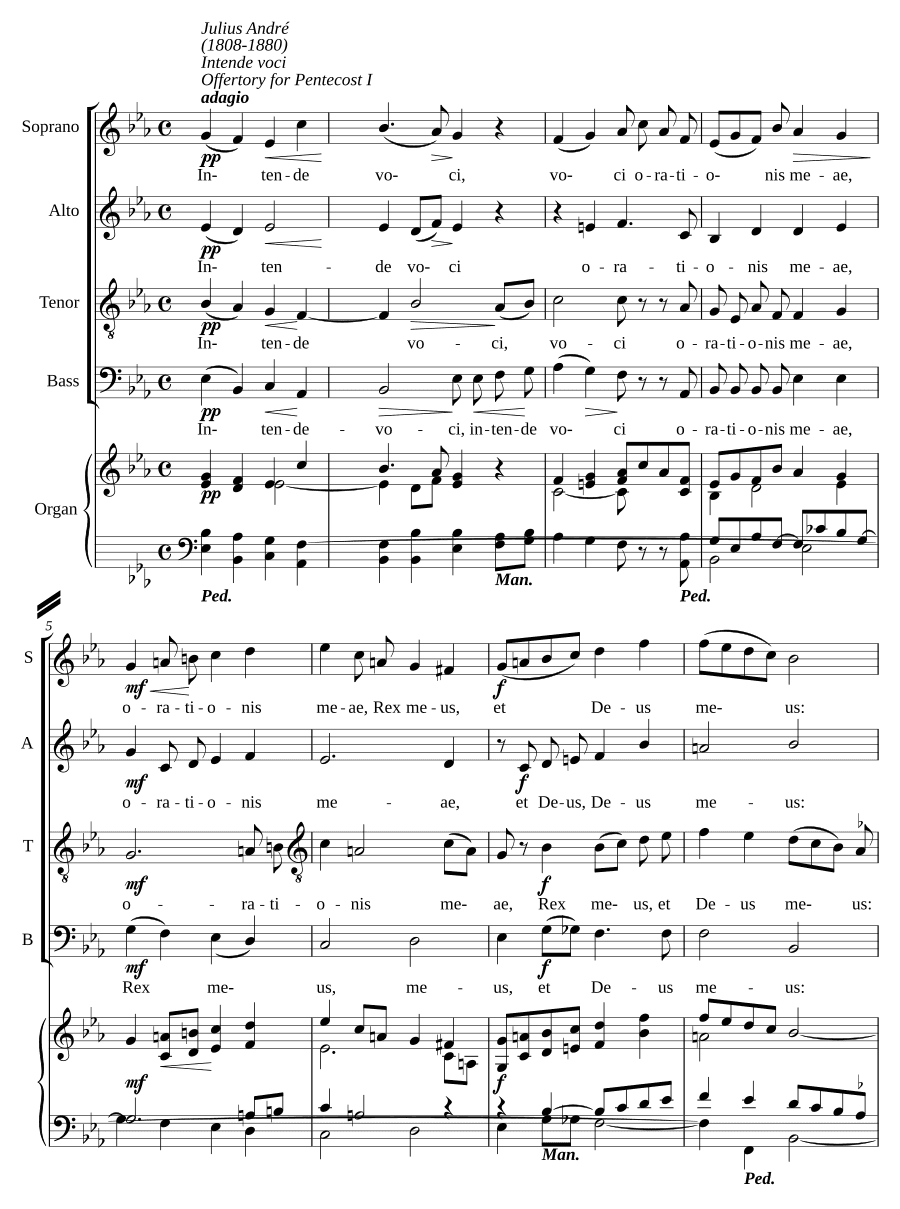 Внемли голосу (Intende voci)