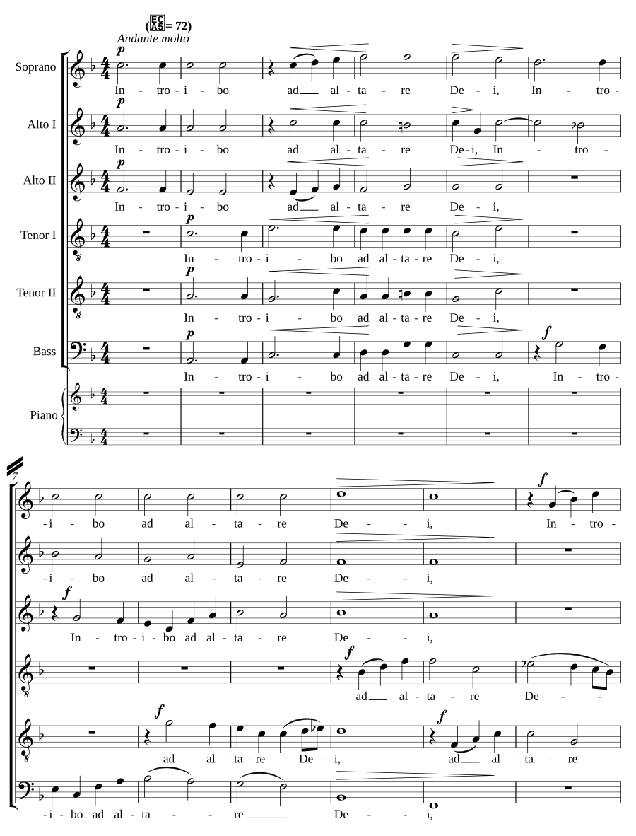Войду к алтарю Божию, соч. 69, № 3 (Introibo ad altare Dei, Op. 69, No. 3)
