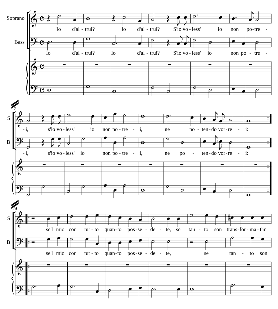 Я чужая (Io d'altrui)