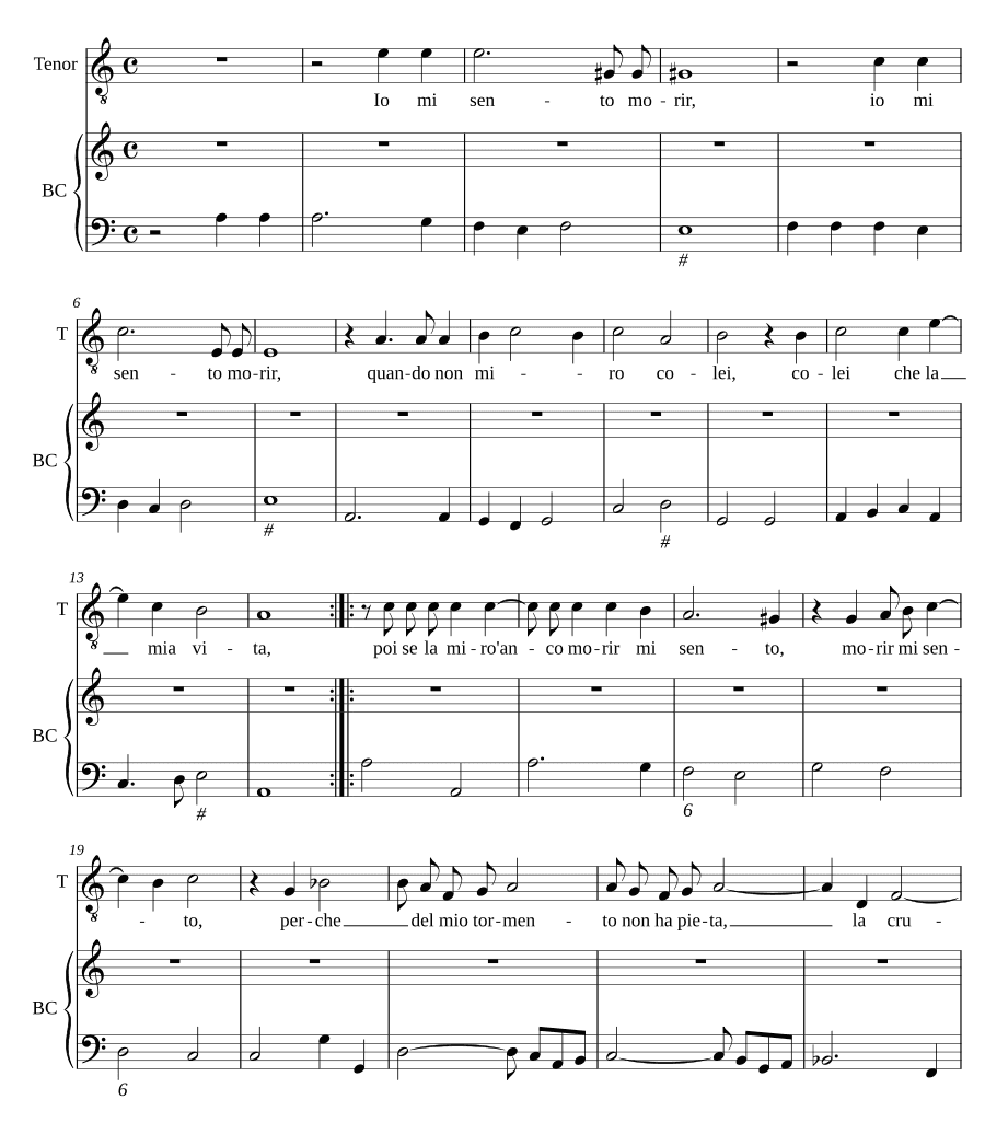 Я чувствую, что умираю (Io mi sento morir)