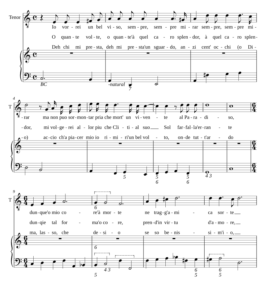 Я хотел бы красивое лицо (Io vorrei un bel viso)