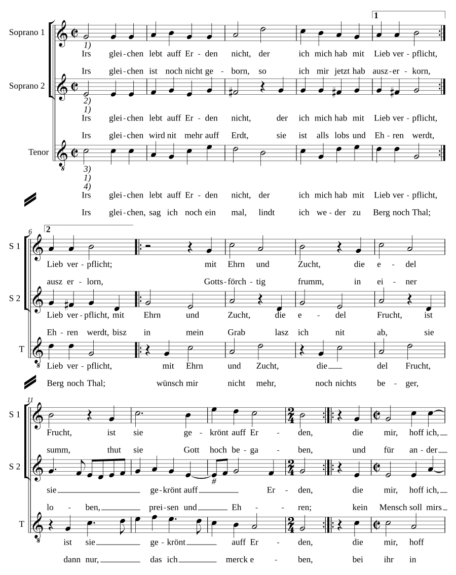 Вы живёте одинаково (Irs gleichen lebt)
