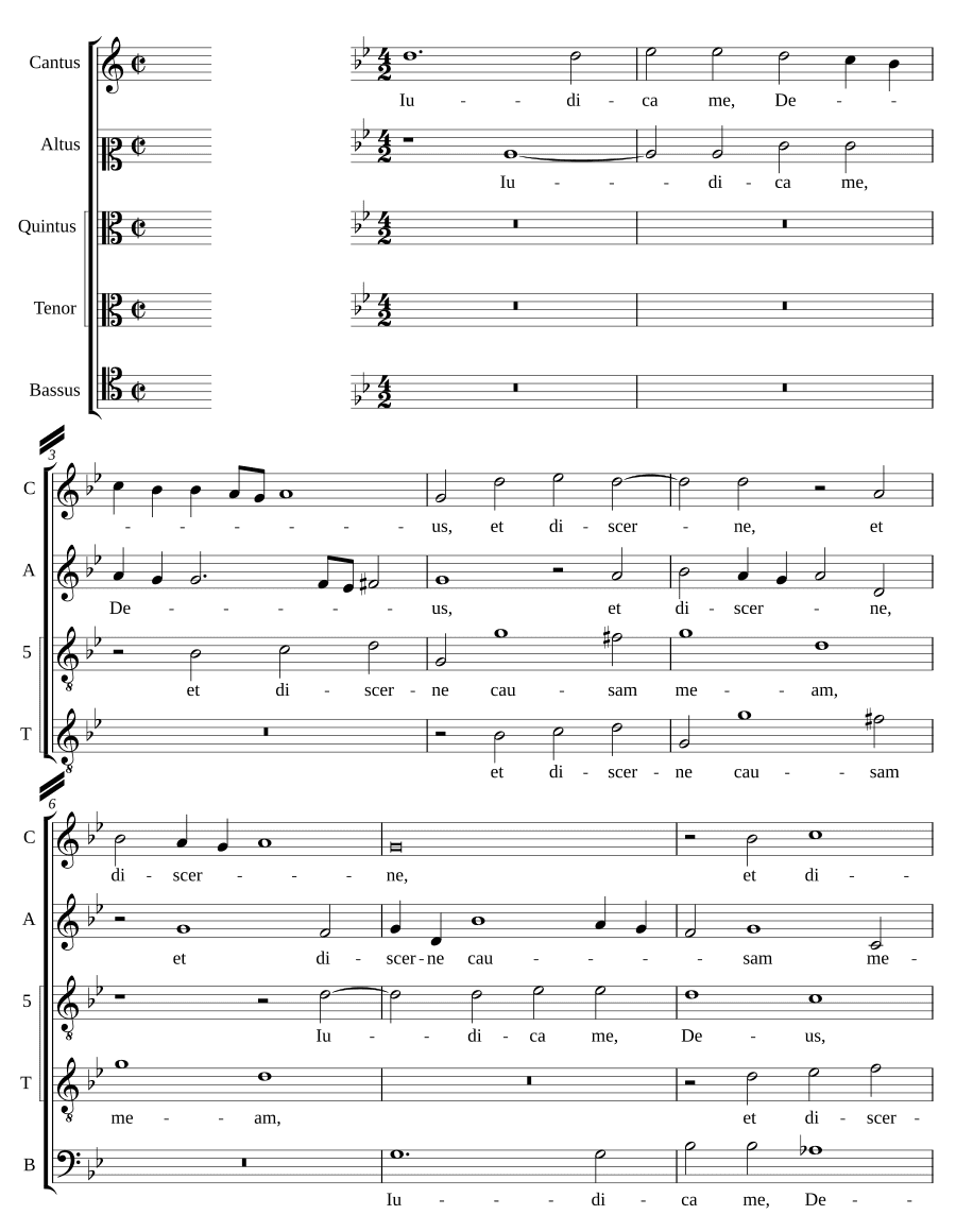Судите меня, Боже (Iudica me Deus)