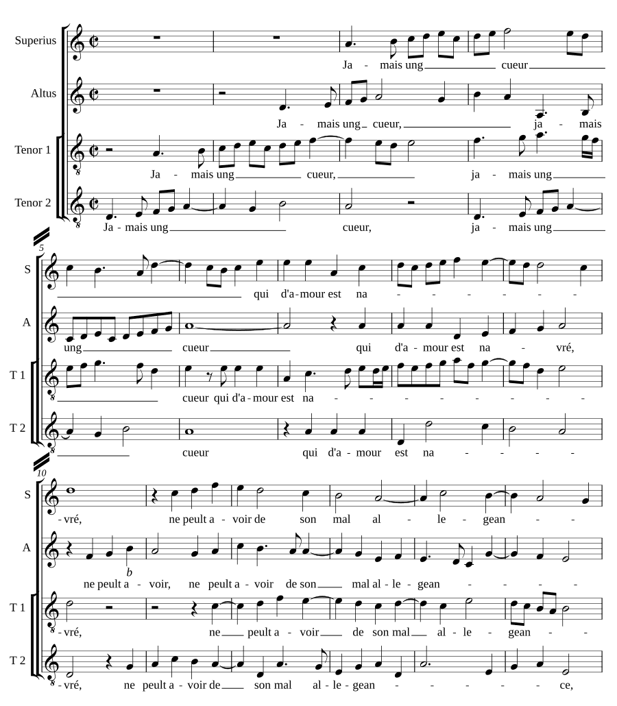 Никогда сердце (Jamais ung cueur)