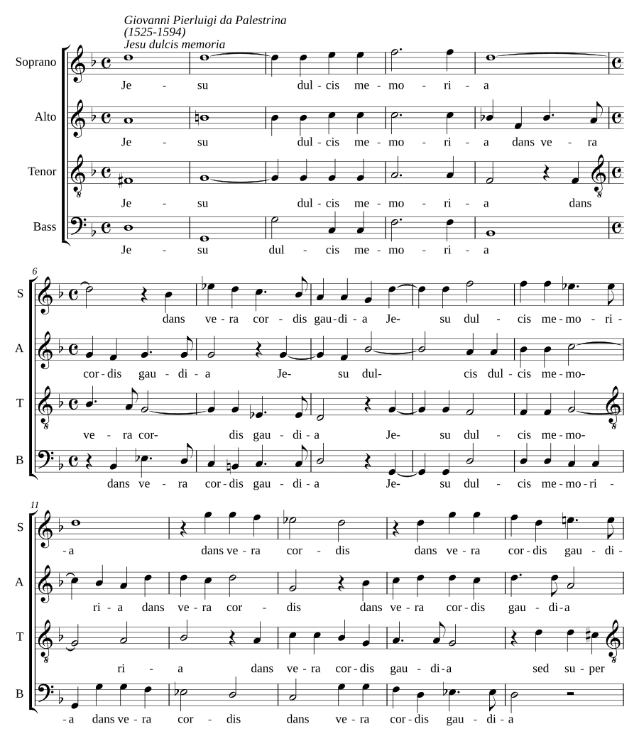 Иисус, сладкая память (Jesu, dulcis memoria)