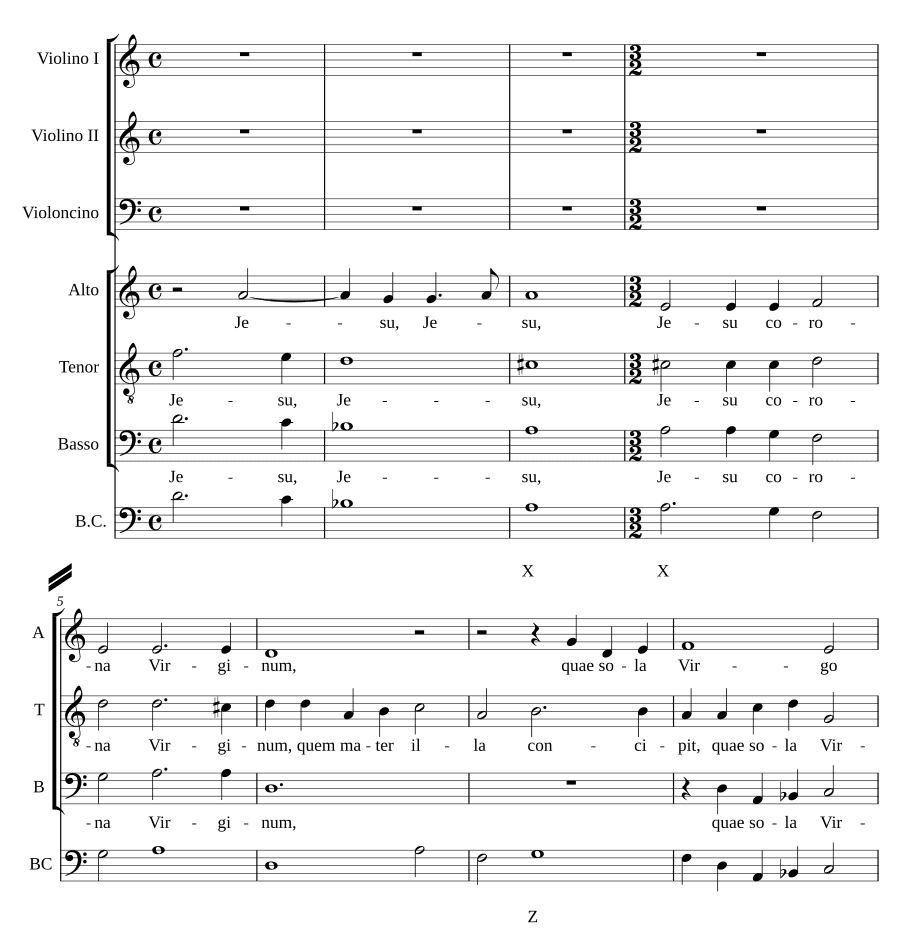 Иисус, корона дев (Jesu corona Virginum)