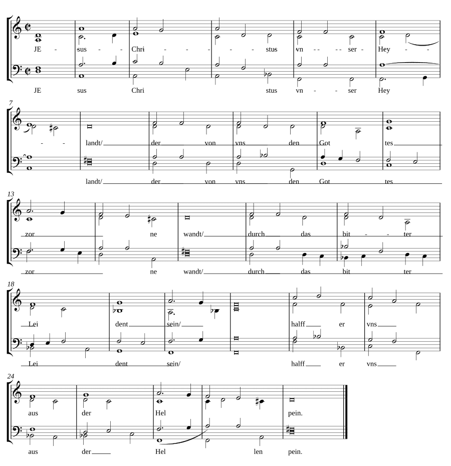 Иисус Христос, наш Спаситель (Jesus Christus, unser Heiland)