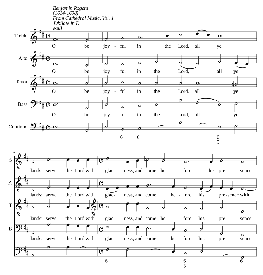 Восхвалите в ре мажоре (Jubilate in D)
