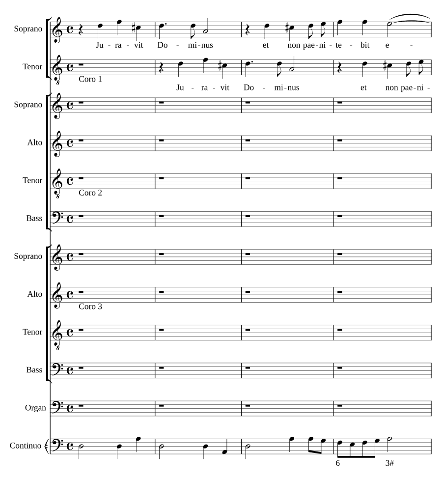 Клялся Господь (Juravit Dominus)