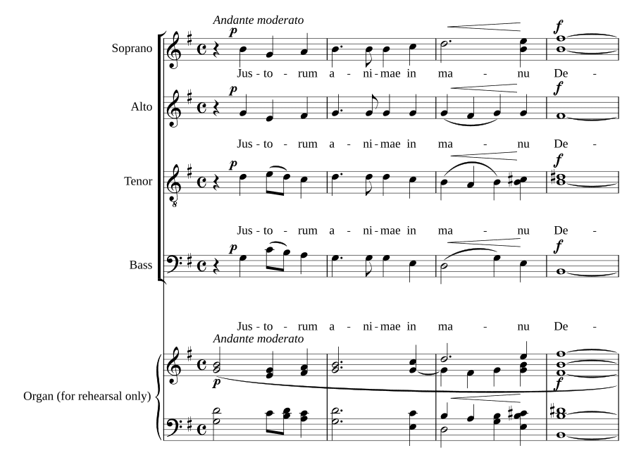 Души праведников, соч. 38, № 1 (Justorum animae, Op. 38, No. 1)