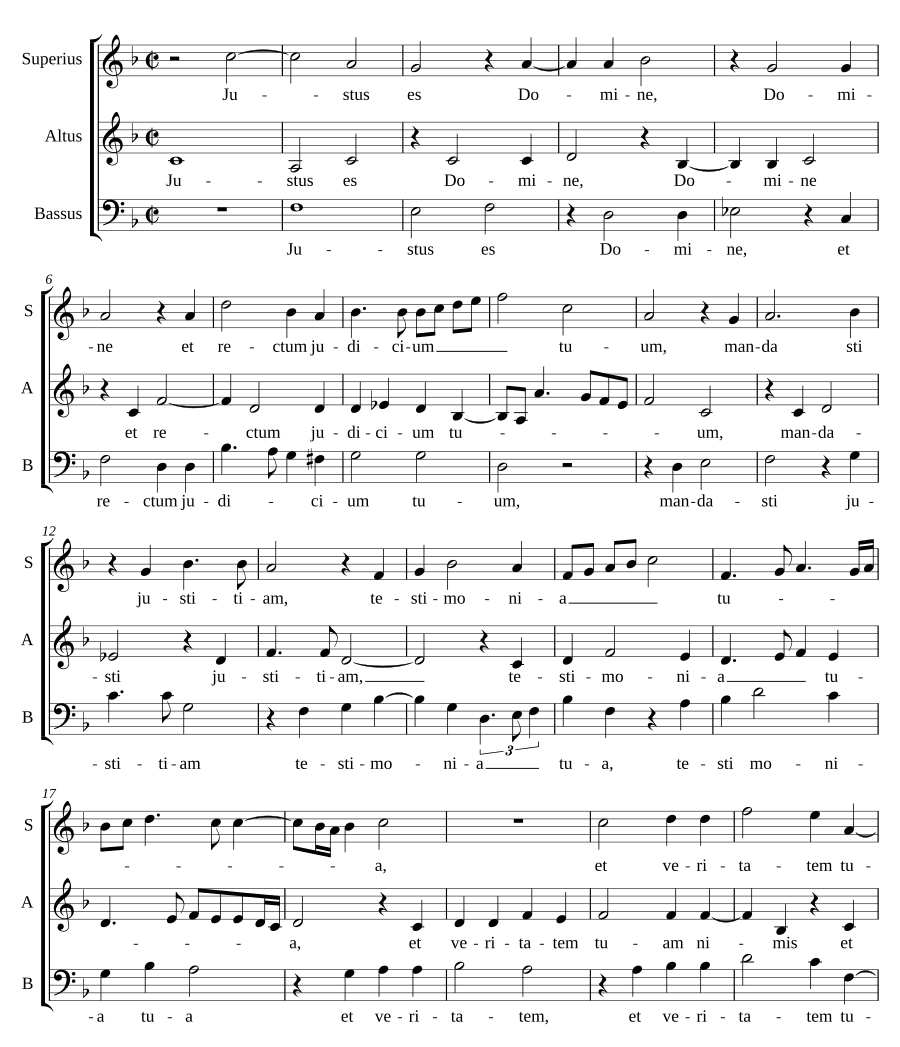Ты праведен, Господи (Justus es Domine)