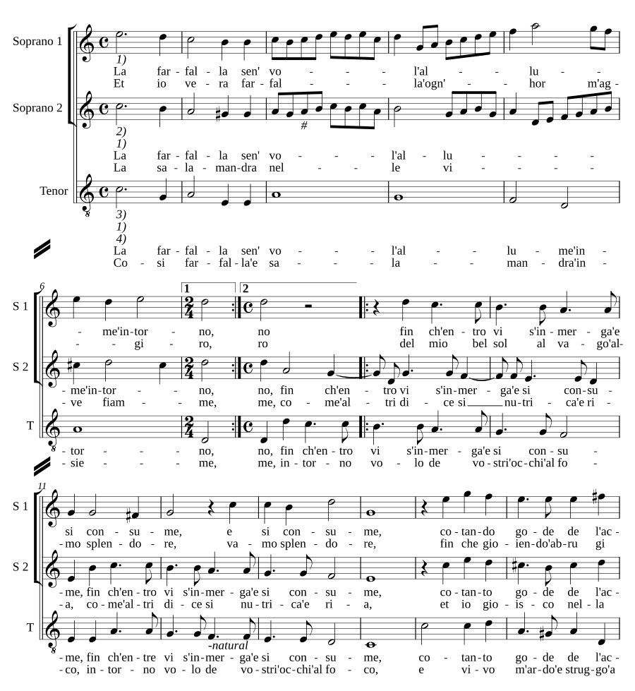 Бабочка (La farfalla)