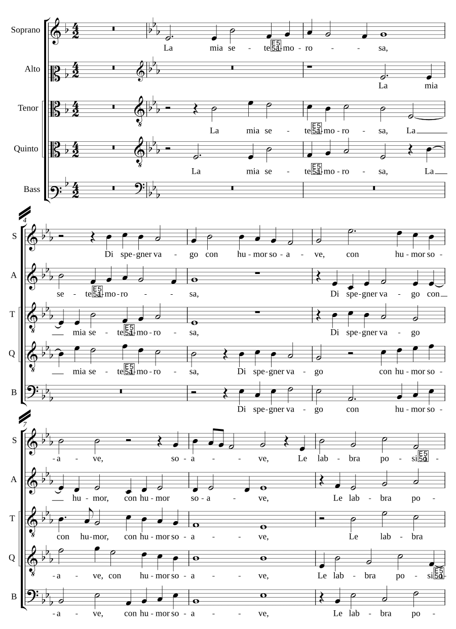 Моя жаждущая любви (La mia sete amorosa)