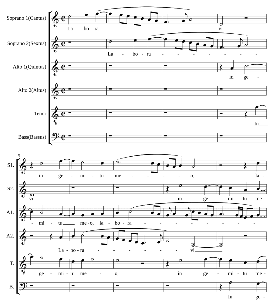 Трудился в стенаниях (Laboravi in gemitu)