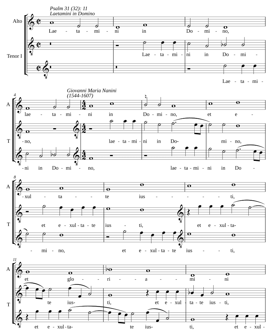 Радуйтесь в Господе (Laetamini in Domino)