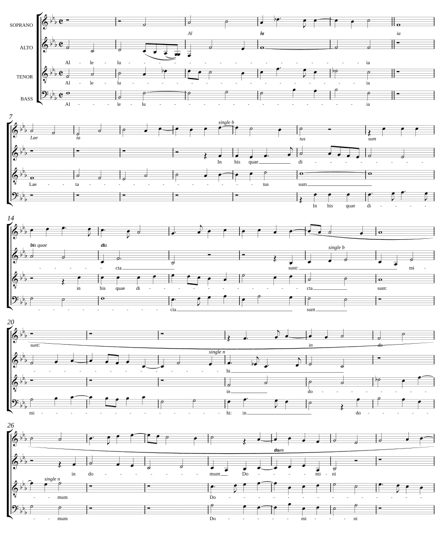 Радовался я (Laetatus sum)