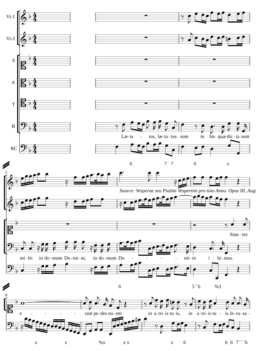 Возрадовался я (Laetatus sum)