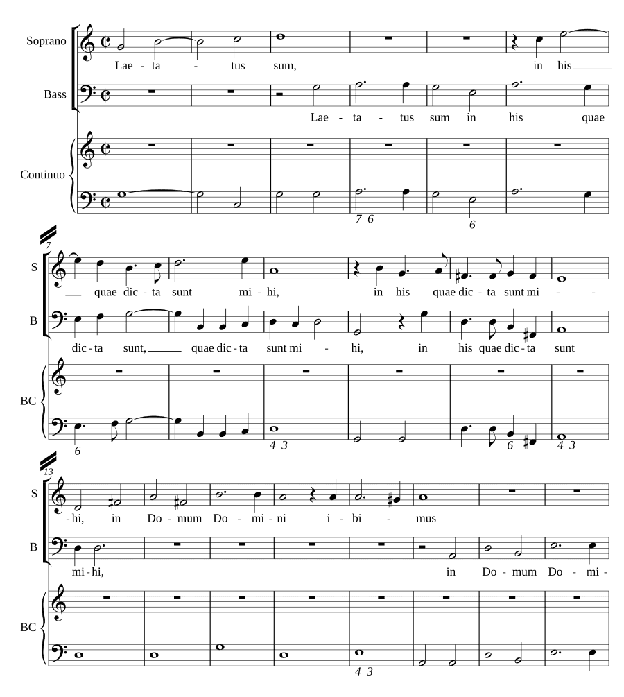 Радовался я (Laetatus sum)