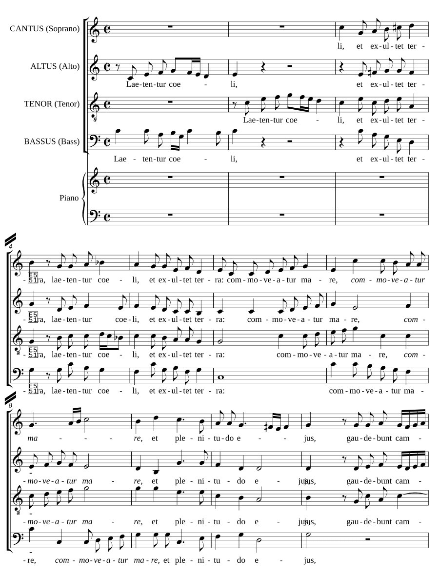 Радуйтесь, небеса (Laetentur coeli)