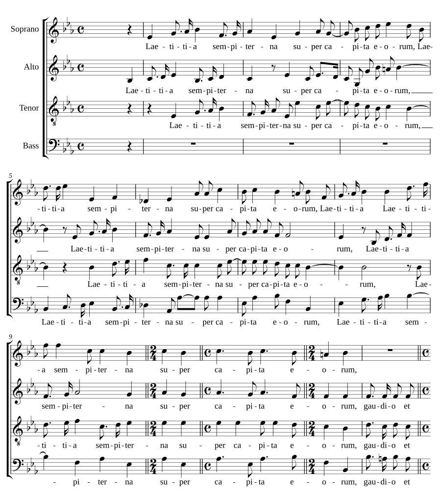 Вечная радость (Laetitia sempiterna)