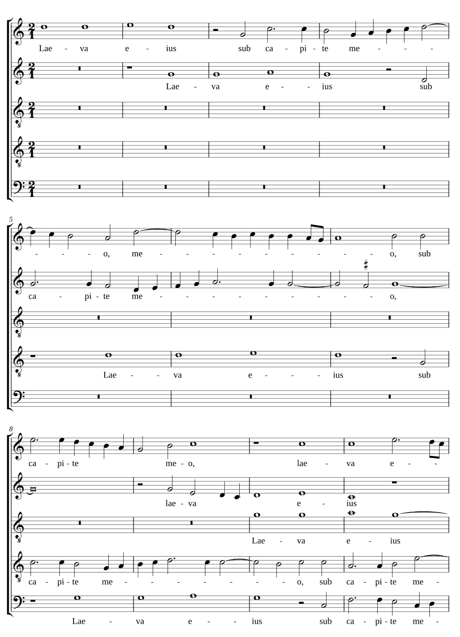 Его левая сторона (Laeva eius)