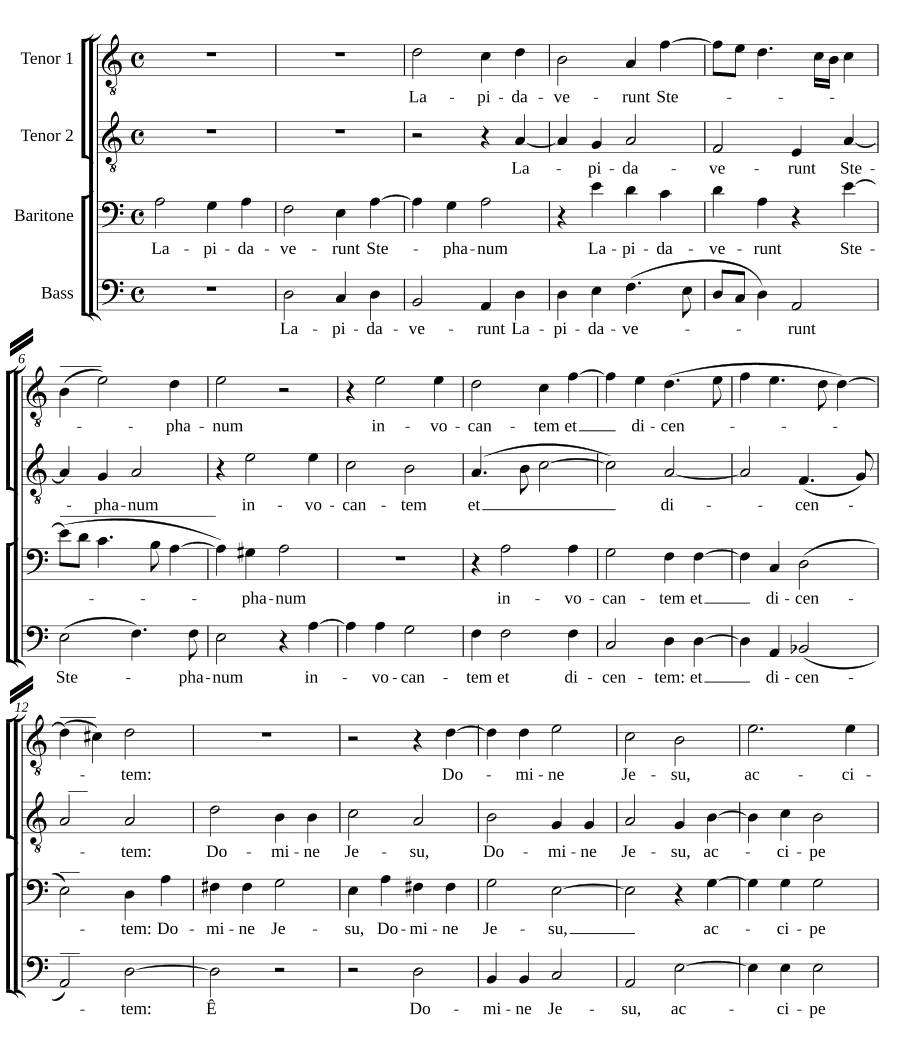 Погребли Стефана (Lapidaverunt Stephanum)