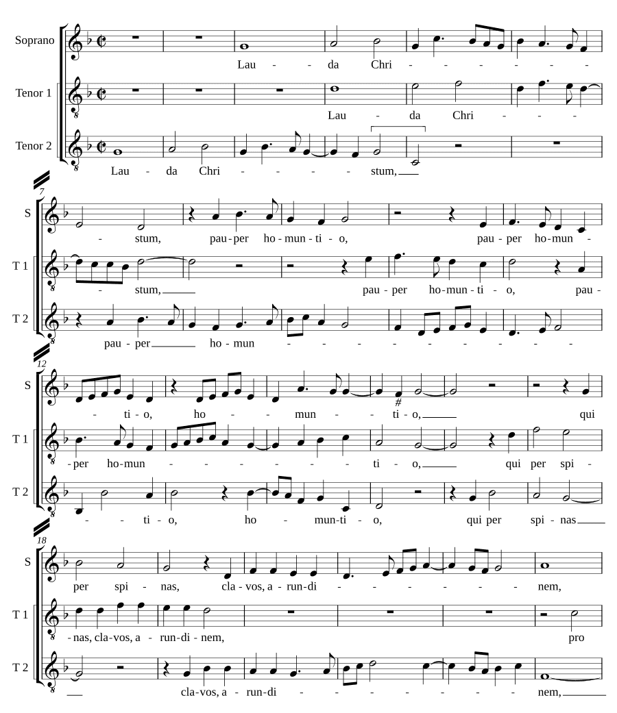 Хвали Христа (Lauda Christum)