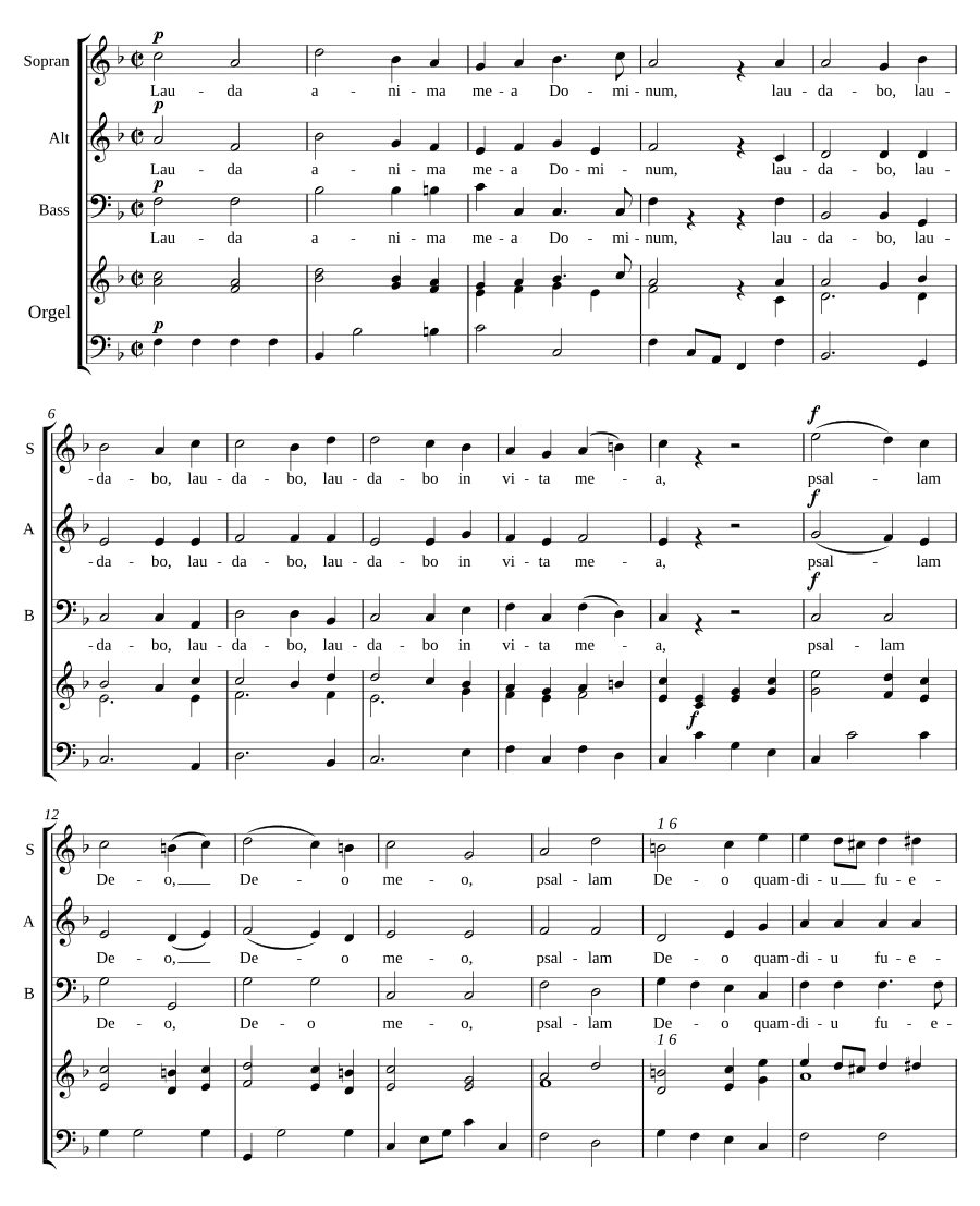 Хвали, душа моя, соч. 296 № 5 (Lauda anima, Op. 296, No. 5)
