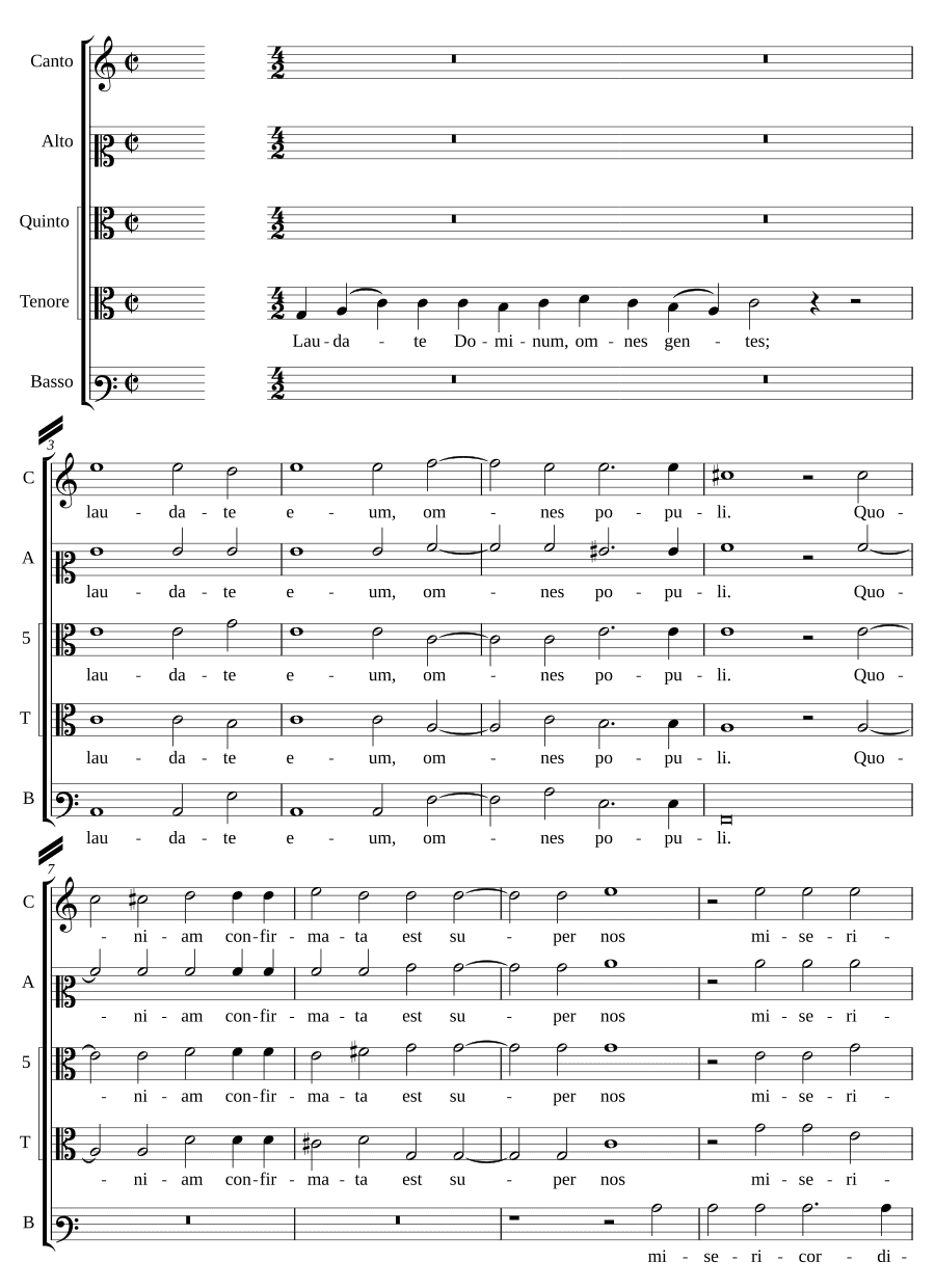 Хвалите Господа (Laudate Dominum)