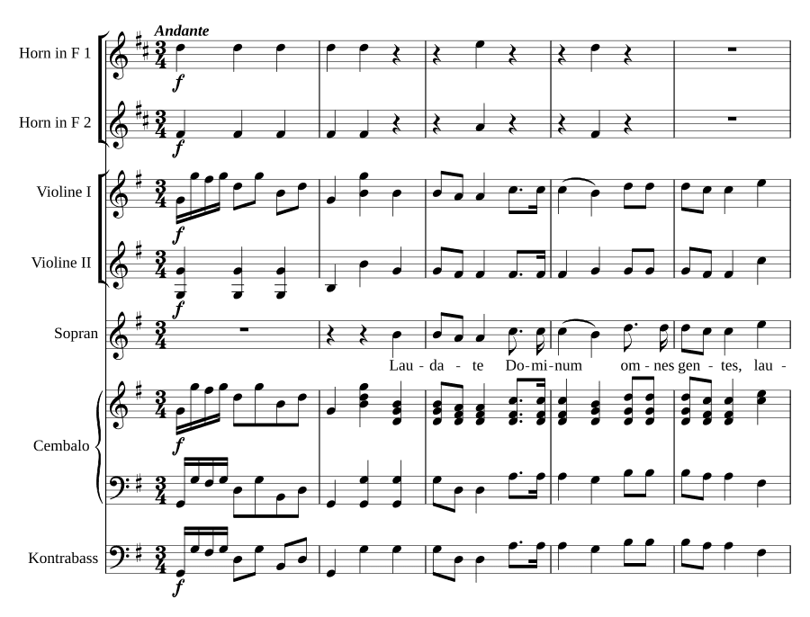 Хвалите Господа (Laudate Dominum)