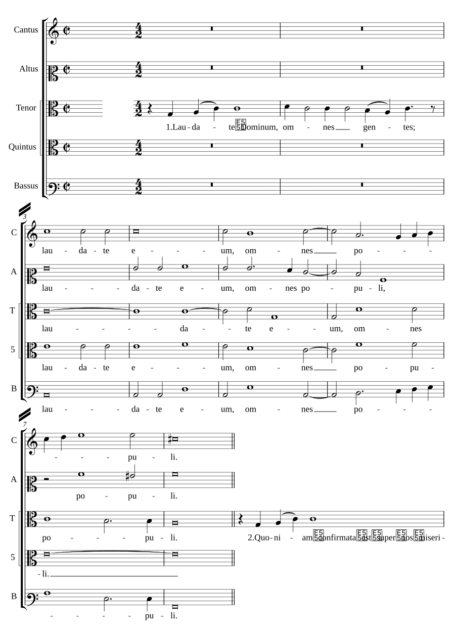 Хвалите Господа (Laudate Dominum)