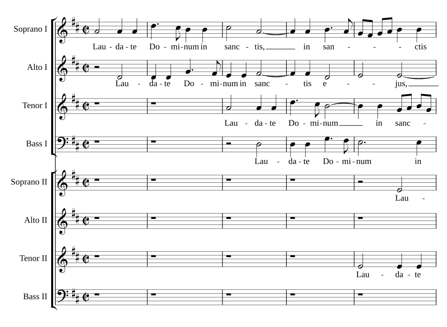 Хвалите Господа в святых Его (Laudate Dominum in sanctis eius)