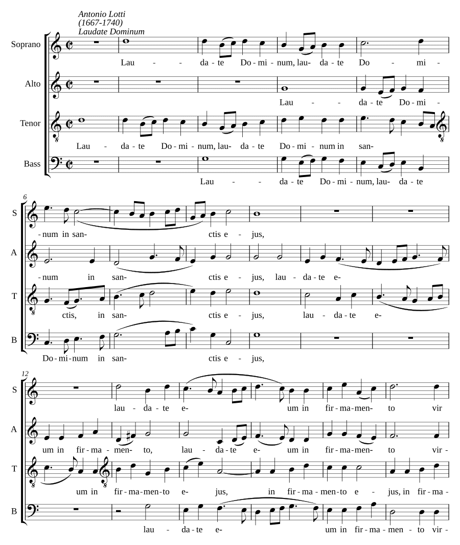 Laudate Dominum in sanctis ejus