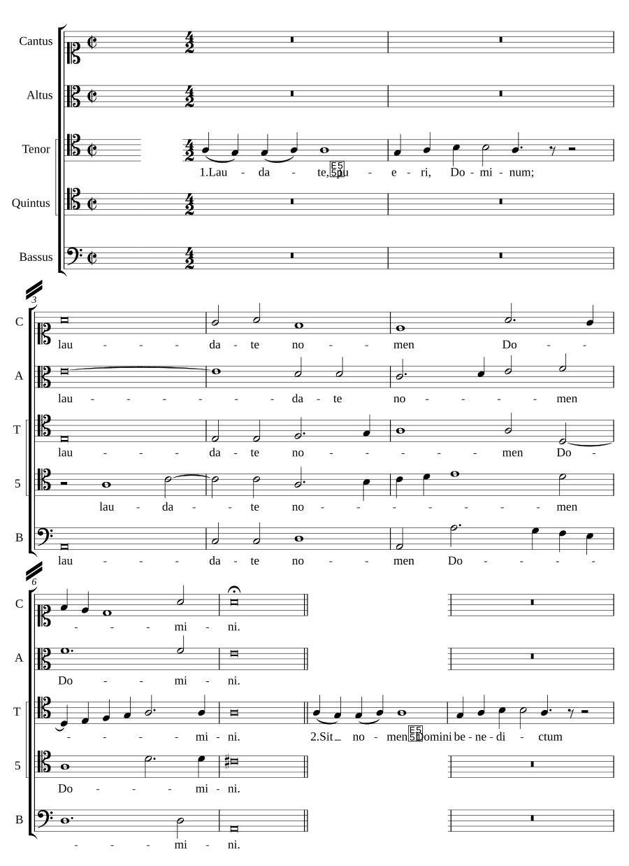 Хвалите, дети (Laudate pueri)