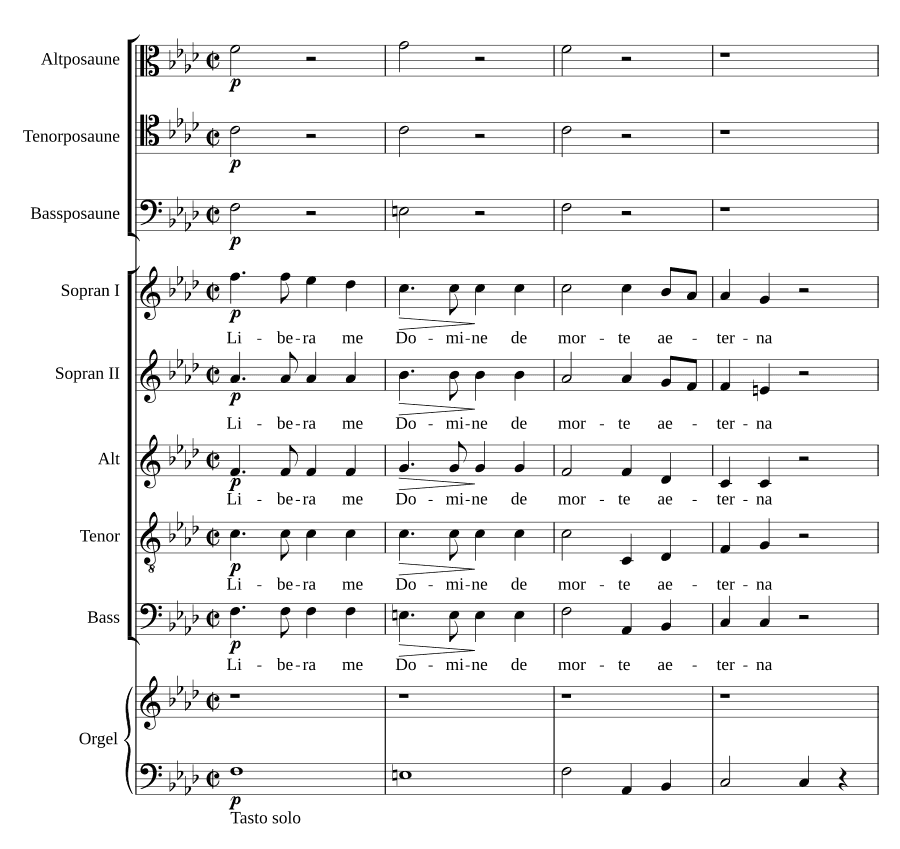 Libera me II WAB 22
