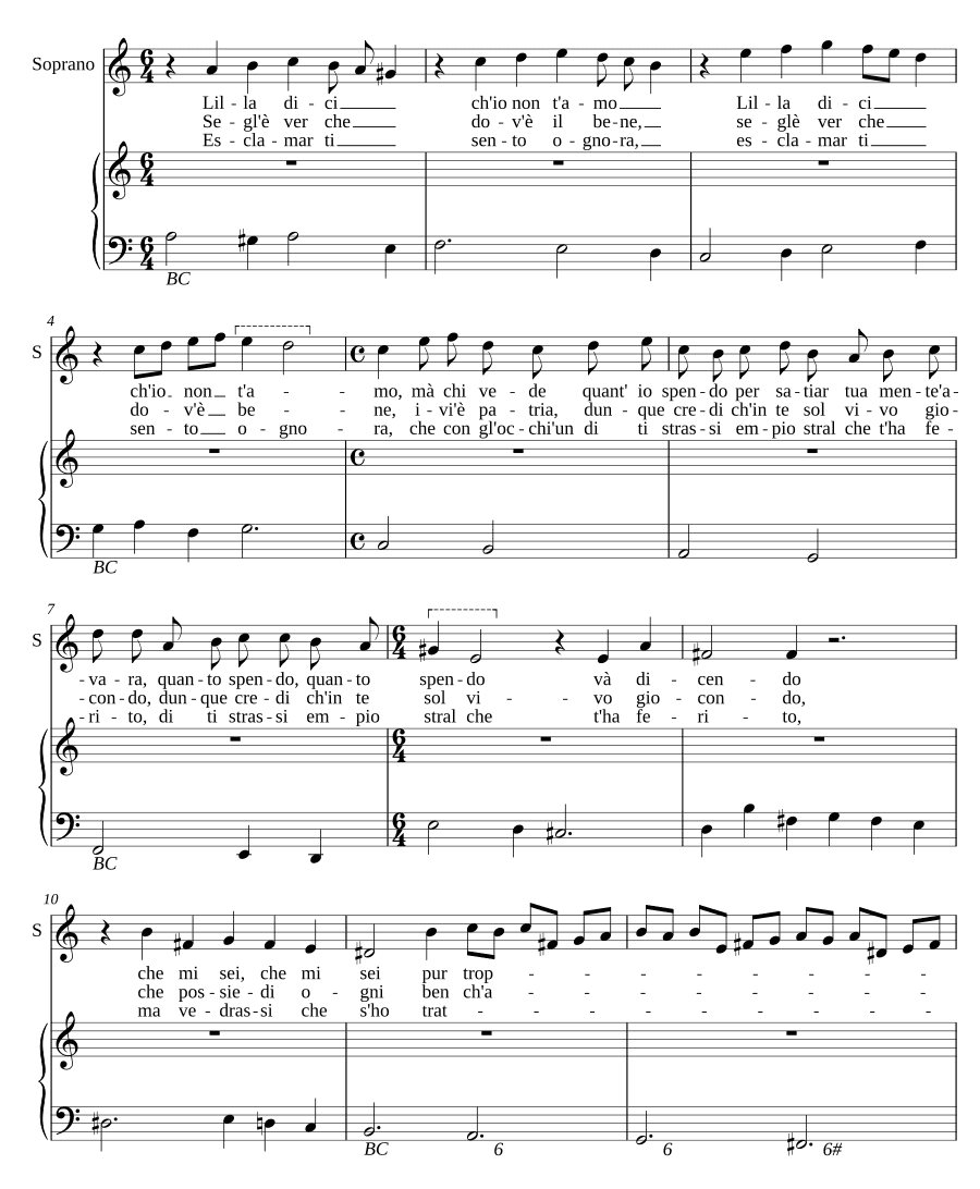 Лилла, скажи, что я тебя не люблю (Lilla dici ch'io non t'amo)