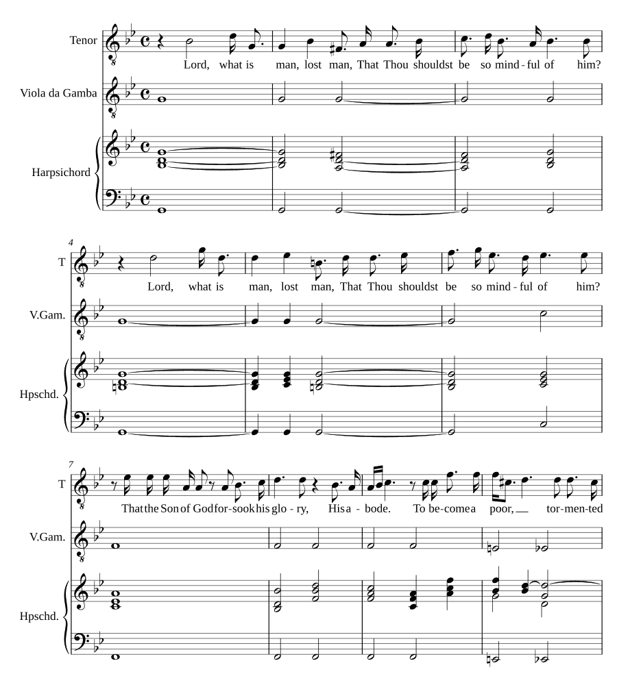 Господи, что есть человек (Lord, what is man)