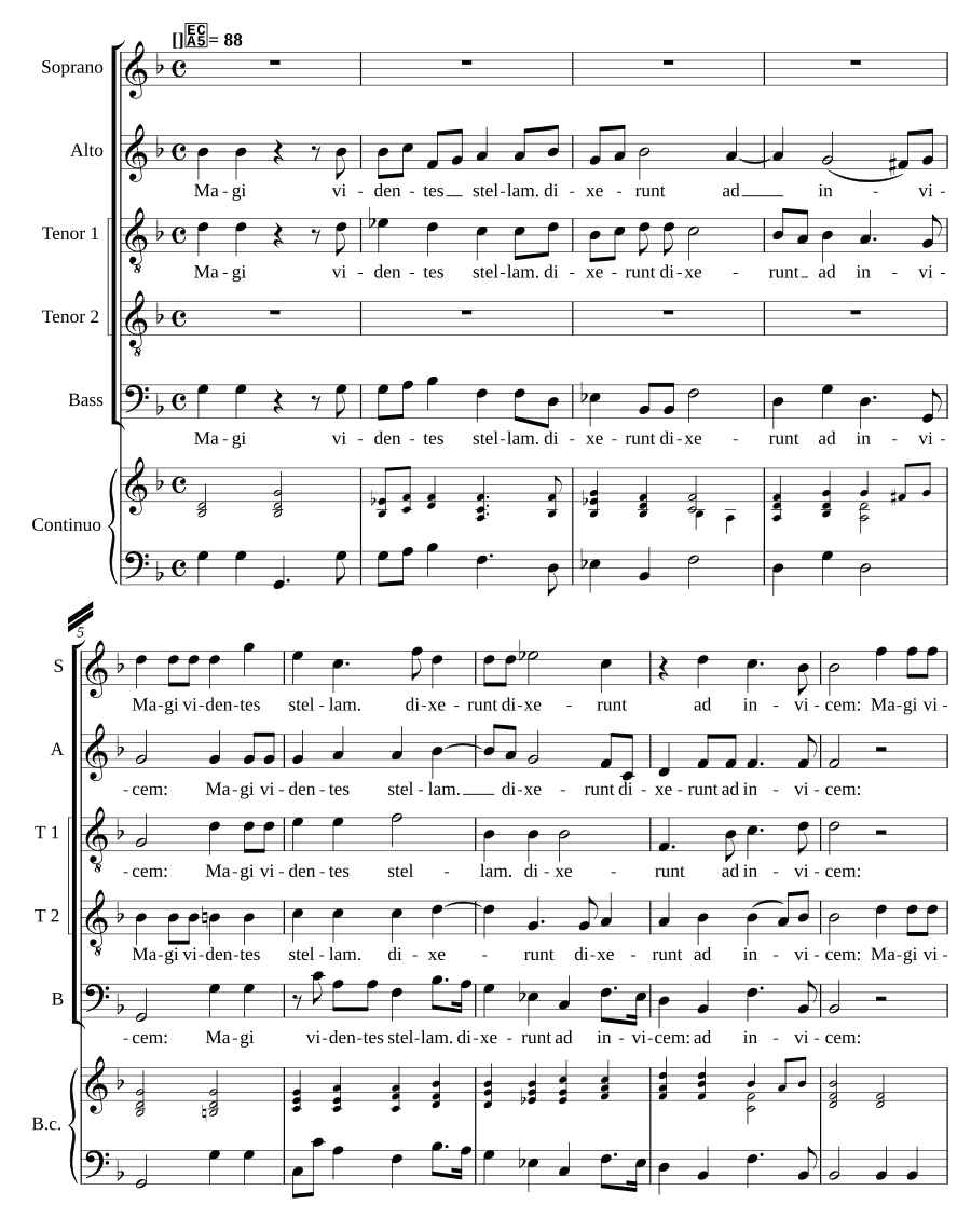 Видевшие звезду волхвы (Magi videntes stellam)