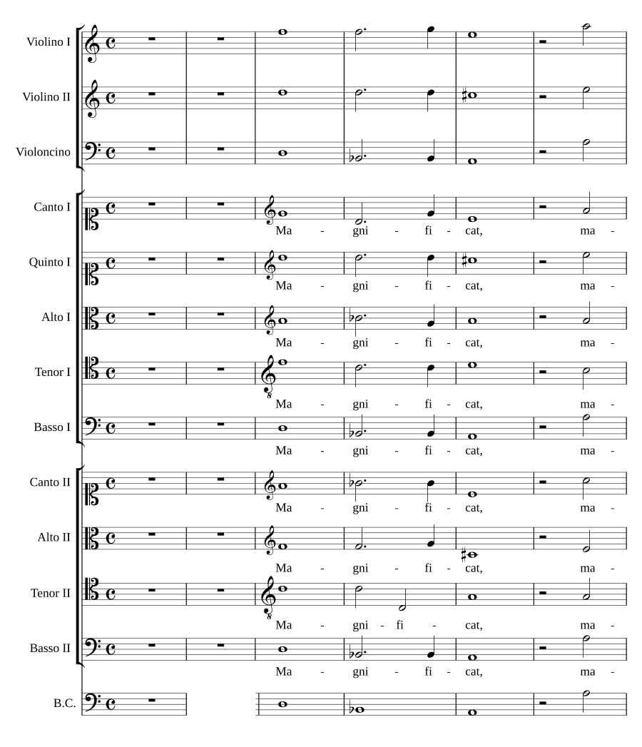 Magnificat a 9 voci