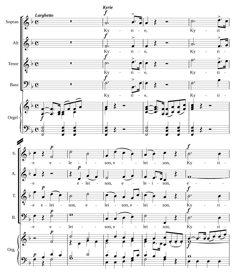 Месса IV фа мажор (Missa IV in F)