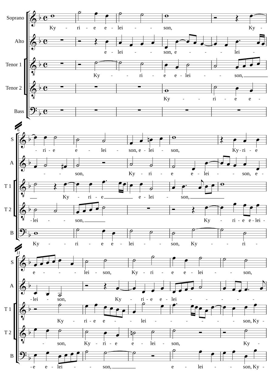 Месса «Наклони сердце мое» (Missa Inclina cor meum)