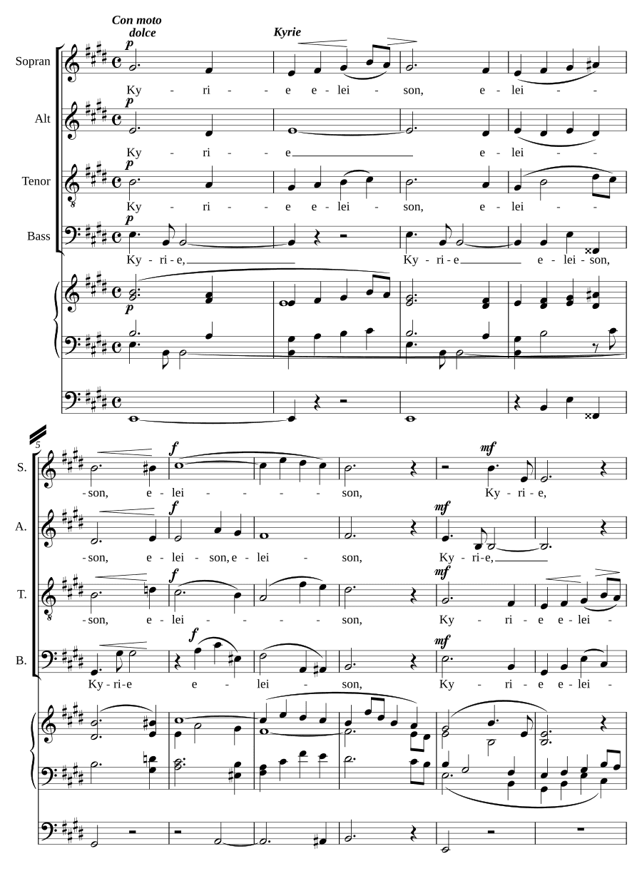 Месса «Misericordias Domini», соч. 192 (Missa Misericordias Domini, op. 192)