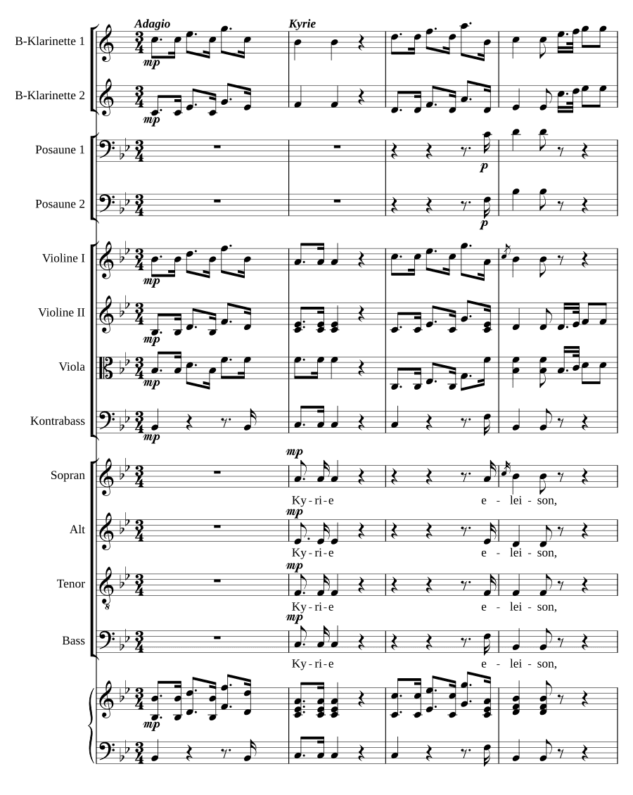 Месса № 5 си мажор (Missa No. 5 in B)